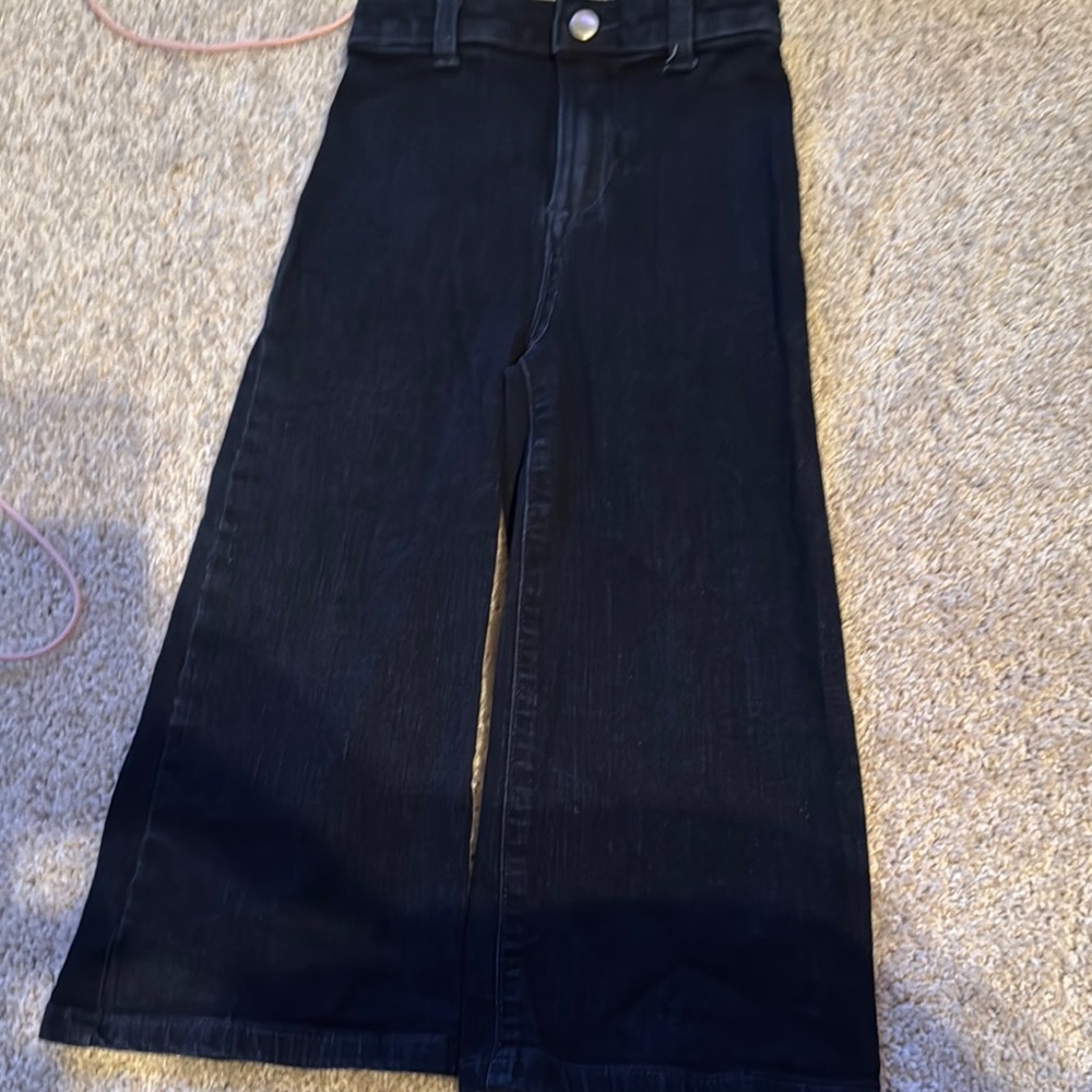 Toddler Blue Wide-Leg Jeans